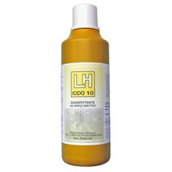 LH IODIO 10% Disinfettante allo iodopovidone - Flac.1 lt giallo