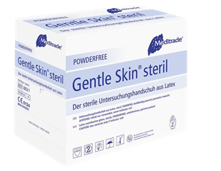 Guanti lattice sterili senza polvere Gentle Skin Small (6-6,5)